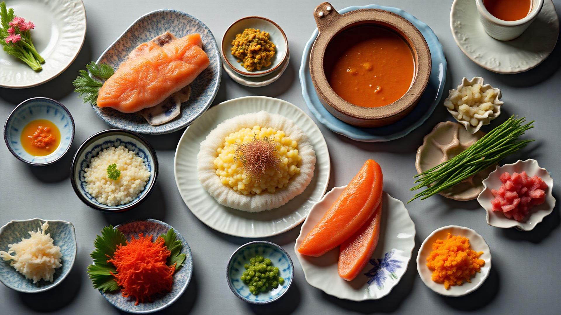 정갈하게 차려진 부산 해산물 한상차림