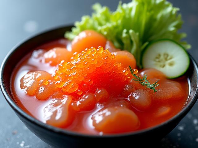 성게알 물회 이미지